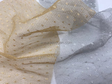 Load image into Gallery viewer, FS-21466A - India Metallic Dotted Net (2 Colours)