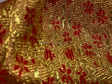 Load image into Gallery viewer, FS-31366 - India Metallic Red Flower Brocade (1 Colour)