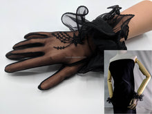 Load image into Gallery viewer, FS-313 - 9 inches Embroidery Knit Jersey Gloves (4 colours)