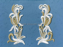 Load image into Gallery viewer, FS-32214/FS-73499 - Guipure Motif Lace - Pair (4 colours)