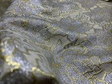 Load image into Gallery viewer, FS-641 - India Metallic Golden Flower Brocade (1 Colour)