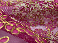 Load image into Gallery viewer, FS-70751G4 - Taiwan Heavy Metallic Cord Lace (3 Colours)