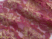 Load image into Gallery viewer, FS-70751G4 - Taiwan Heavy Metallic Cord Lace (3 Colours)