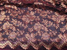 Load image into Gallery viewer, FS-9420 - Indonesia Metallic Evening Lace (7 Colours)