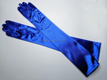 Load image into Gallery viewer, FS-9730 - 19 inches Plain Satin Bridal Gloves (8 colours)