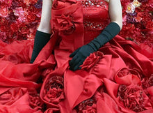 Load image into Gallery viewer, FS-9730 - 19 inches Plain Satin Bridal Gloves (8 colours)