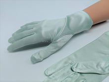 Load image into Gallery viewer, FS-9730 - 9 inches Plain Satin Bridal Gloves (12 colours)