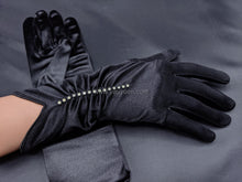 Load image into Gallery viewer, FS-9783 - 11 inches Back Strass Satin Bridal Gloves (14 colours)