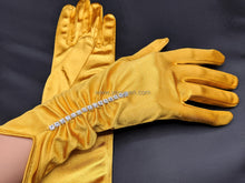 Load image into Gallery viewer, FS-9783 - 11 inches Back Strass Satin Bridal Gloves (14 colours)