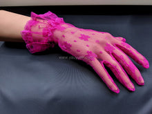 Load image into Gallery viewer, FS-013 - 9 inches Ruffle Cuff Lace Gloves (10 Colours)