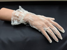 Load image into Gallery viewer, FS-013 - 9 inches Ruffle Cuff Lace Gloves (10 Colours)