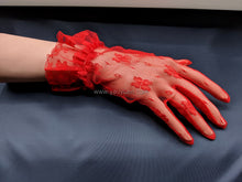 Load image into Gallery viewer, FS-013 - 9 inches Ruffle Cuff Lace Gloves (10 Colours)