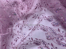 Load image into Gallery viewer, FS-6332 - Korea Sequin Organza Lace (6 Colours)