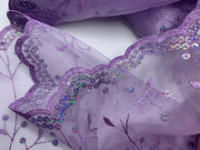 Load image into Gallery viewer, FS-6332 - Korea Sequin Organza Lace (6 Colours)
