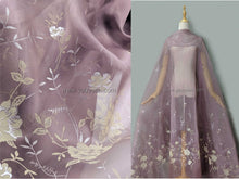 Load image into Gallery viewer, FS-Y1189 - Korea Foil Printing Organza (5 Colours)