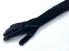 Load image into Gallery viewer, FS-95117 - 19 inches Spandex Velvet Gloves (3 Colours)