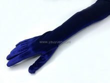Load image into Gallery viewer, FS-95117 - 19 inches Spandex Velvet Gloves (3 Colours)