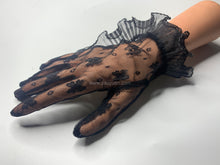 Load image into Gallery viewer, FS-014 - 9 inches Crinkle Organza Ruffle Cuff Lace Gloves (3 Colours)
