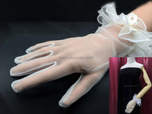 將圖片載入圖庫檢視器 FS-016 - 9 inches Ruffle Cuff Knit Jersey Gloves (1 colour)
