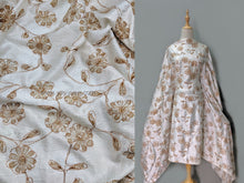 Load image into Gallery viewer, FS-21055 - India Crushed Pongee with Embroidery (2 Colours)
