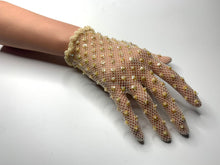 將圖片載入圖庫檢視器 FS-026 - 7 inches Netting Gloves with Sequins and Beads (1 Colour)
