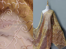 Load image into Gallery viewer, FS-1184-02 - India Stiff Organza with Embroidery (2 Colours)
