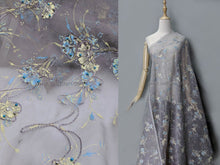 Load image into Gallery viewer, FS-21014 - India Sequin Organza with Embroidery (4 Colours)
