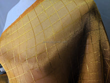 Load image into Gallery viewer, FS-1156 - India Metallic &quot;Check&quot; Two-tone Organza (9 Colours)
