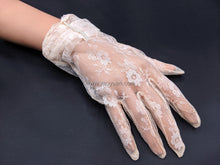 Load image into Gallery viewer, FS-119 - 9 inches Lace Gloves with Pearls (5 Colours)
