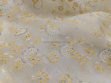 Load image into Gallery viewer, FS-1711 - India &quot;Daisy&quot; Pattern Stiff Organza with Glitter (1 Colour)

