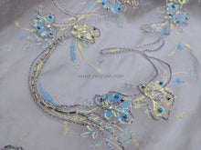 將圖片載入圖庫檢視器 FS-21014 - India Sequin Organza with Embroidery (4 Colours)
