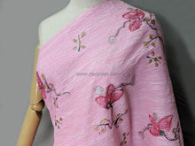 Load image into Gallery viewer, FS-2114402 - India Crushed Pongee with Embroidery (5 Colours)
