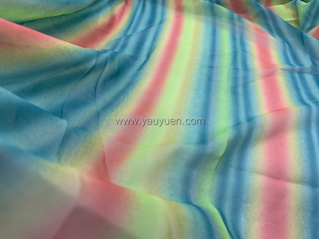 FS-21157 - Korea Rainbow Chiffon (3 Colours)