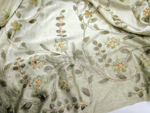 Load image into Gallery viewer, FS-21310 - India Ombre Crushed Pongee with Embroidery (4 Colours)
