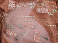 Load image into Gallery viewer, FS-31025 - India Hand-drawn Pattern Stiff Organza (1 Colour)
