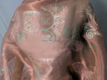 Load image into Gallery viewer, FS-31025 - India Hand-drawn Pattern Stiff Organza (1 Colour)
