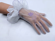 將圖片載入圖庫檢視器 FS-313 - 9 inches Embroidery Knit Jersey Gloves (4 colours)
