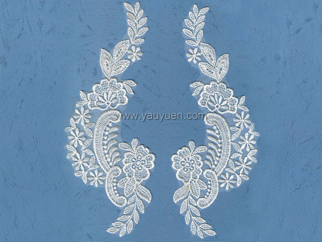 FS-32877 - Motif Lace - Pair (1 colour)