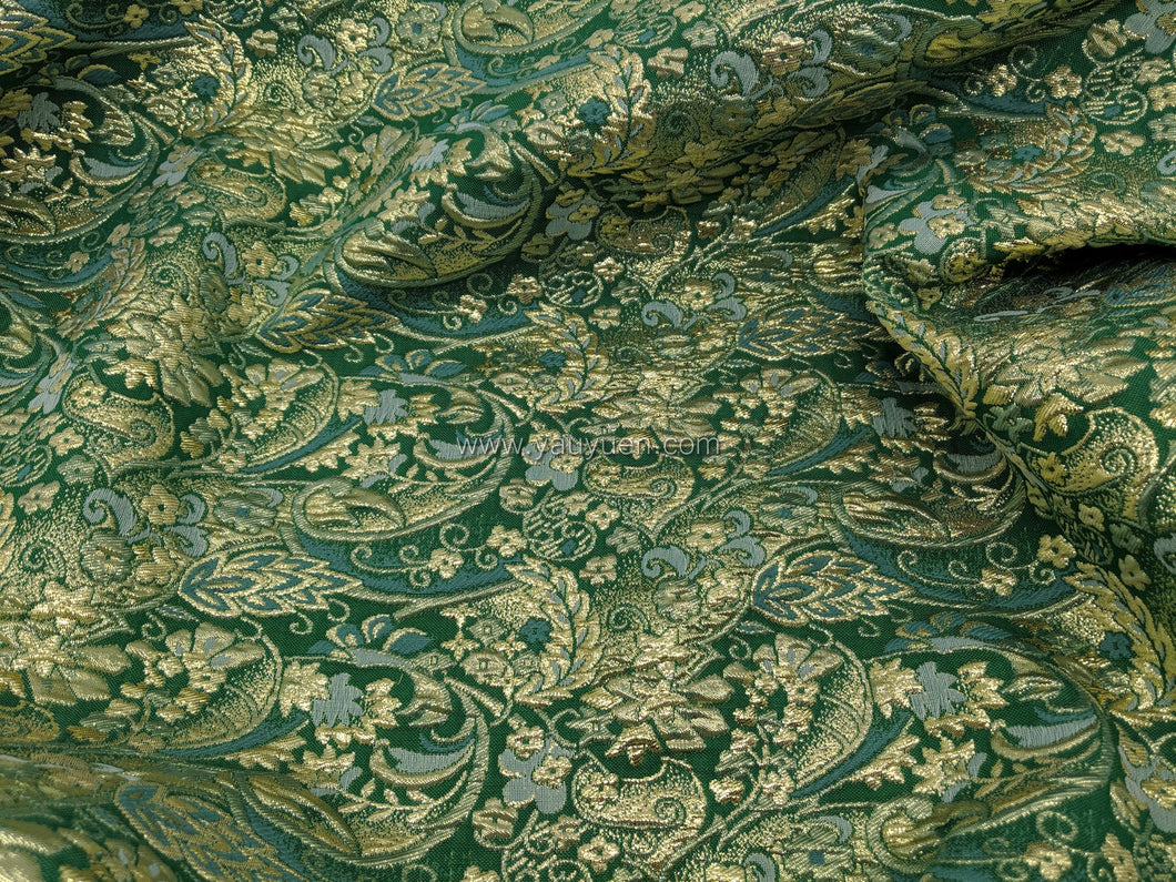 FS-521 - 印度凸紋金蔥織錦緞 (7色)