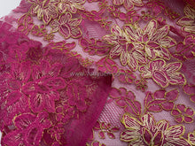 Load image into Gallery viewer, FS-70751G4 - Taiwan Heavy Metallic Cord Lace (3 Colours)

