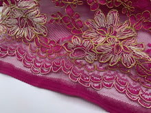 Load image into Gallery viewer, FS-70751G4 - Taiwan Heavy Metallic Cord Lace (3 Colours)
