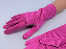 將圖片載入圖庫檢視器 FS-9730 - 9 inches Plain Satin Bridal Gloves (12 colours)

