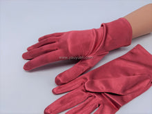 將圖片載入圖庫檢視器 FS-9730 - 9 inches Plain Satin Bridal Gloves (12 colours)
