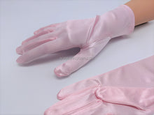 將圖片載入圖庫檢視器 FS-9730 - 9 inches Plain Satin Bridal Gloves (12 colours)
