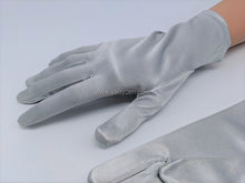 將圖片載入圖庫檢視器 FS-9730 - 9 inches Plain Satin Bridal Gloves (12 colours)
