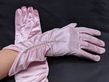 將圖片載入圖庫檢視器 FS-9783 - 11 inches Back Strass Satin Bridal Gloves (14 colours)
