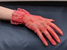 Load image into Gallery viewer, FS-013 - 9 inches Ruffle Cuff Lace Gloves (10 Colours)
