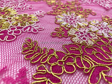 Load image into Gallery viewer, FS-H003G4 - Taiwan Heavy Metallic Cord Lace (2 Colours)
