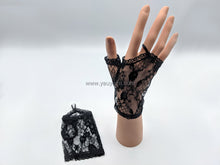 將圖片載入圖庫檢視器 FS-L0901C - 6 inches Fingerless Lace Gloves (1 Colour)
